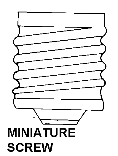 MINIATURE SCREW style nsn 6240-00-155-8712