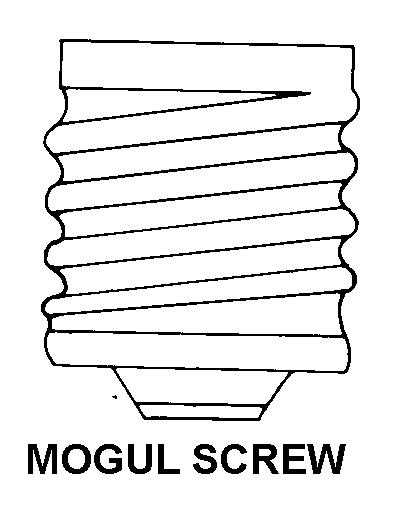 MOGUL SCREW style nsn 6240-00-155-8645