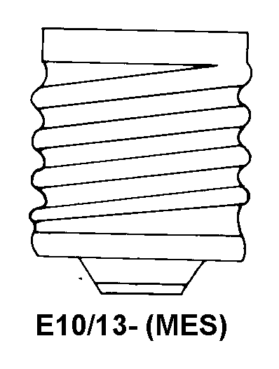 E10/13 - (MES) style nsn 6240-01-077-9610