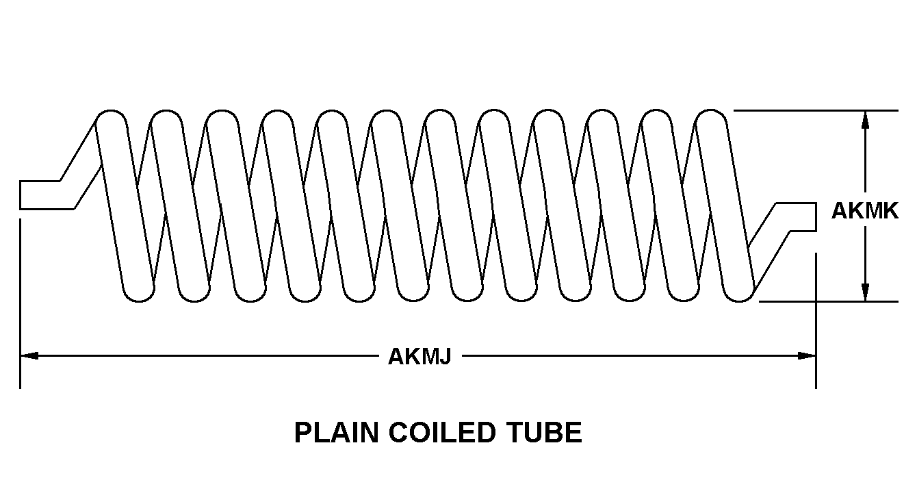 PLAIN COILED TUBE style nsn 4420-01-041-3332