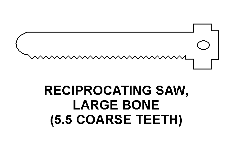 RECIPROCATING SAW, LARGE BONE style nsn 6515-01-527-2598