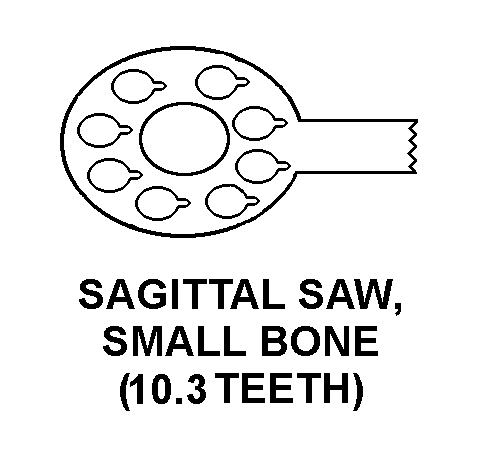 SAGITTAL SAW, SMALL BONE style nsn 6515-01-440-1682