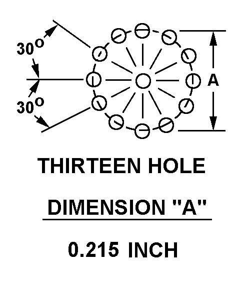 THIRTEEN HOLE style nsn 5935-00-805-0160