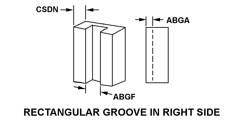 RECTANGULAR GROOVE IN RIGHT SIDE style nsn 5977-00-754-5542