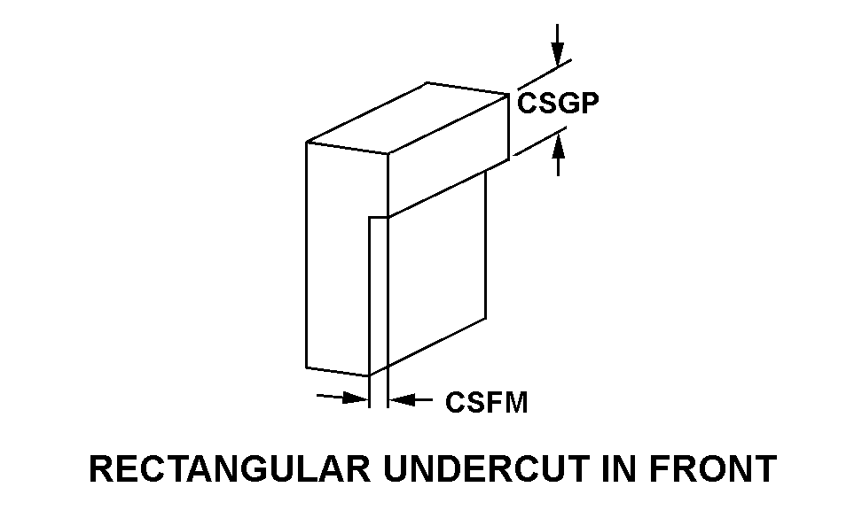 RECTANGULAR UNDERCUT IN FRONT style nsn 5977-00-263-4329