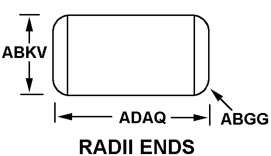 RADII ENDS style nsn 2815-00-066-1607