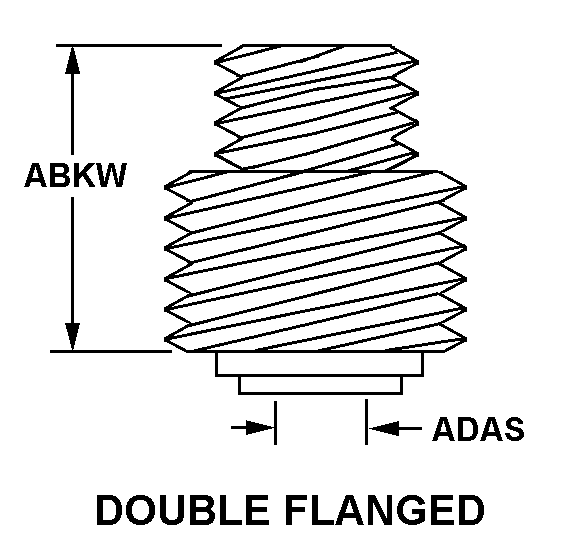 DOUBLE FLANGED style nsn 4820-01-018-3978