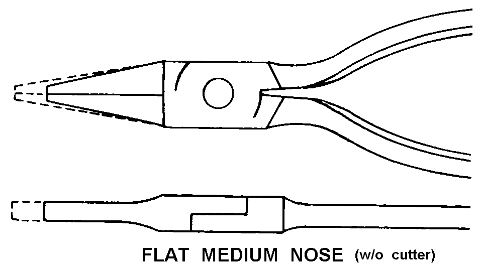 FLAT MEDIUM NOSE style nsn 5120-00-188-3239