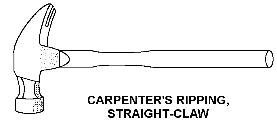 CARPENTER'S RIPPING, STRAIGHT-CLAW style nsn 5120-01-429-6421