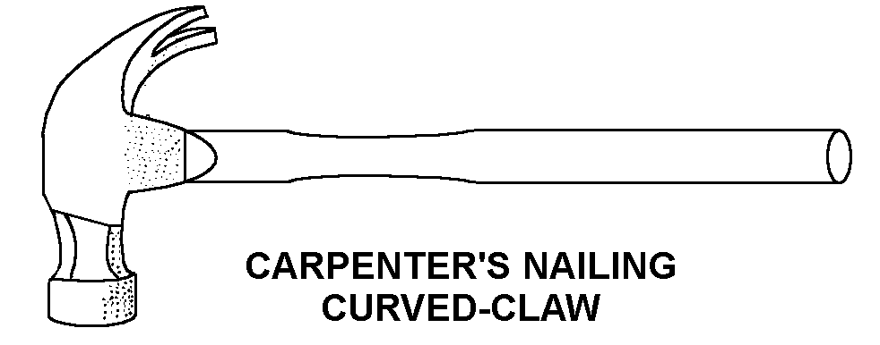 CARPENTER'S NAILING CURVED-CLAW style nsn 5120-00-194-1643