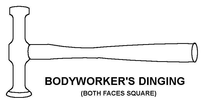 BODYWORKER'S DINGING style nsn 5120-00-187-1041