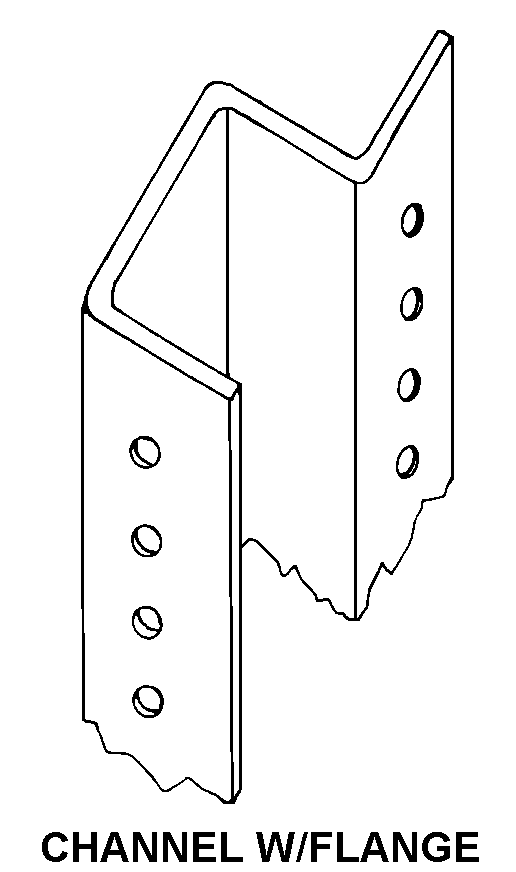 CHANNEL W/FLANGE style nsn 5975-01-486-3573