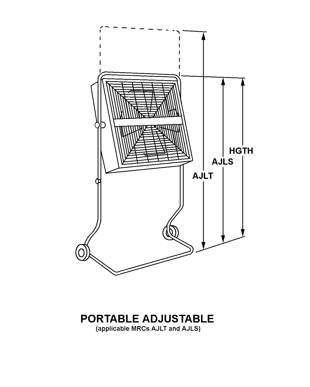 PORTABLE ADJUSTABLE style nsn 4140-01-394-5304