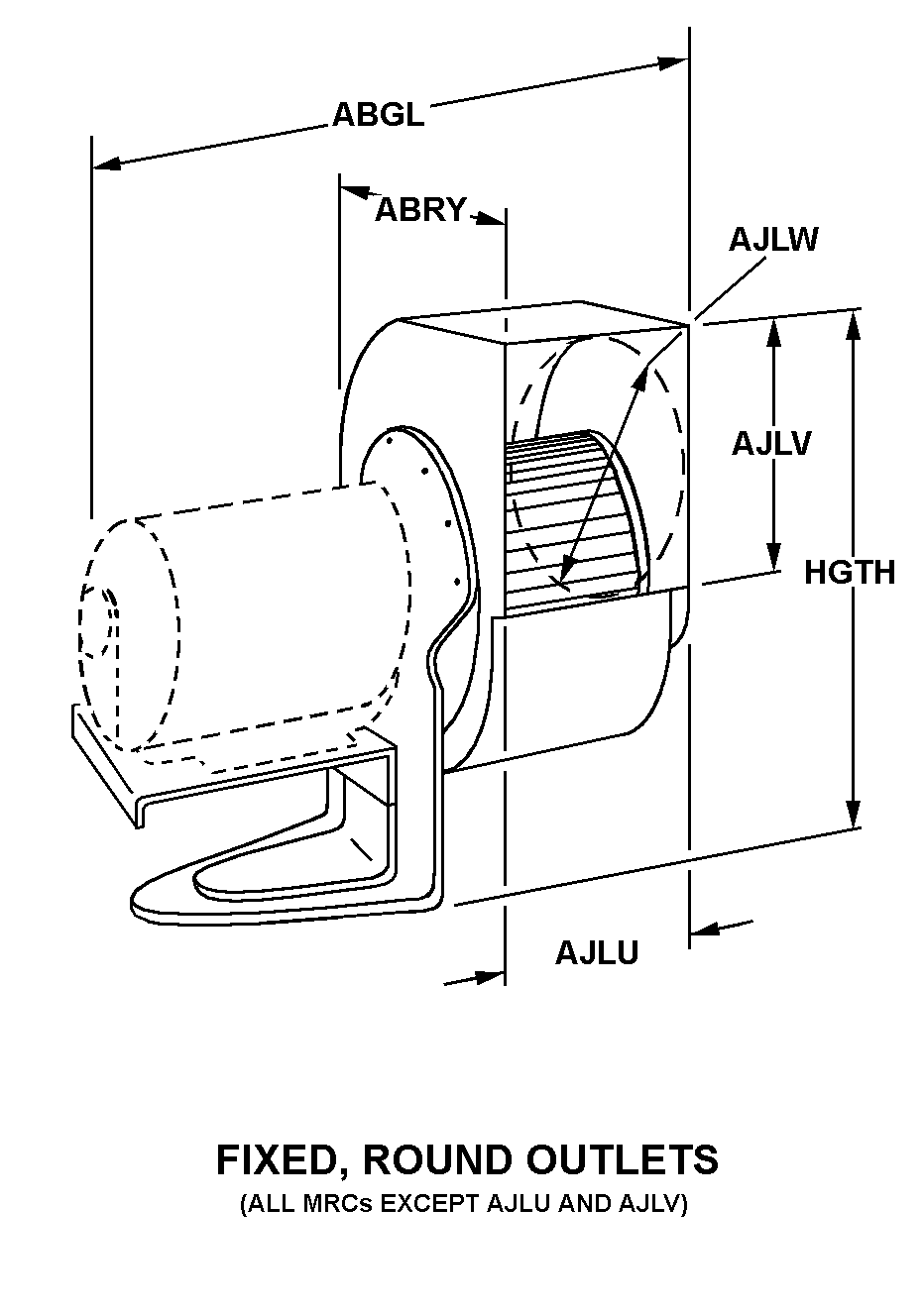 FIXED,ROUND OUTLETS style nsn 4140-01-458-8163