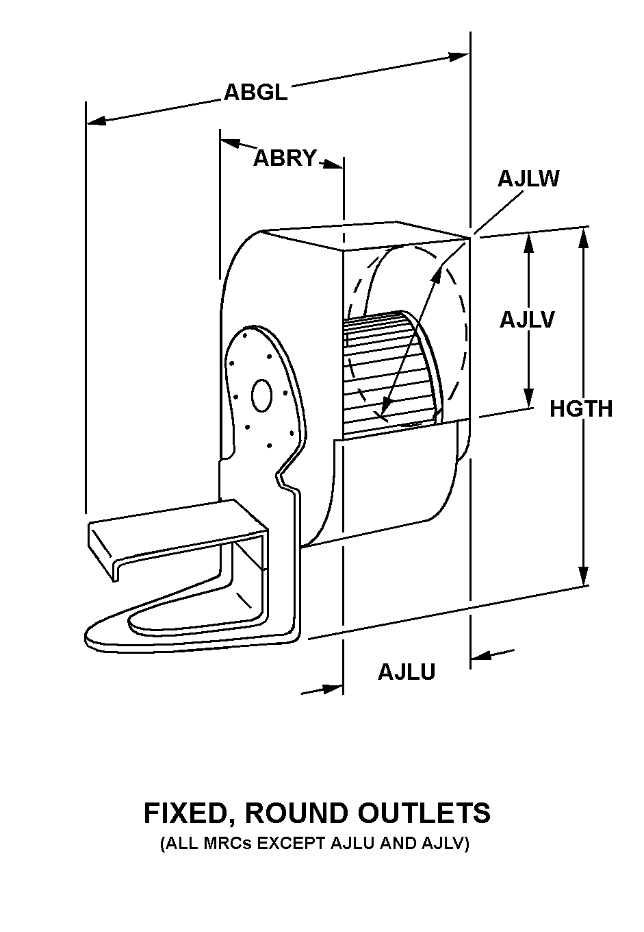 FIXED, ROUND OUTLETS style nsn 4140-01-358-7865