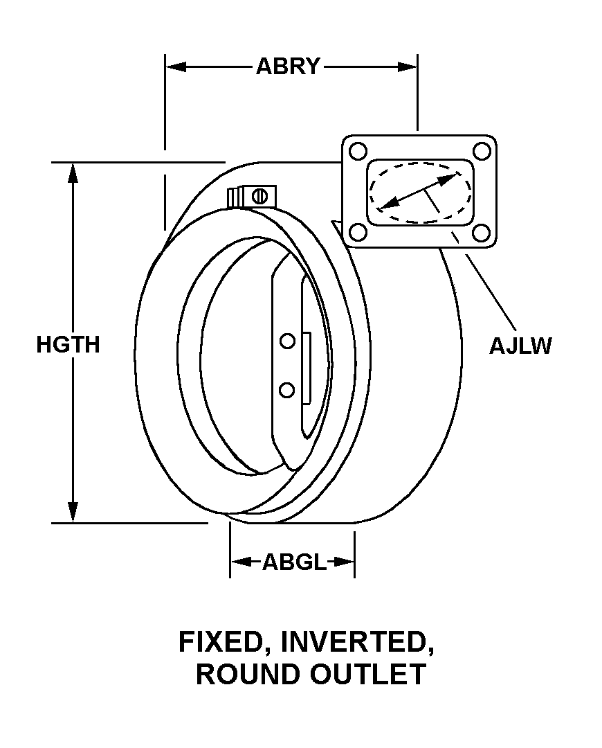 FIXED, INVERTED, ROUND OUTLET style nsn 4140-01-506-6741