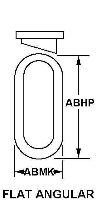 FLAT ANGULAR style nsn 6210-01-533-5323