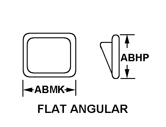FLAT ANGULAR style nsn 6210-01-533-5323