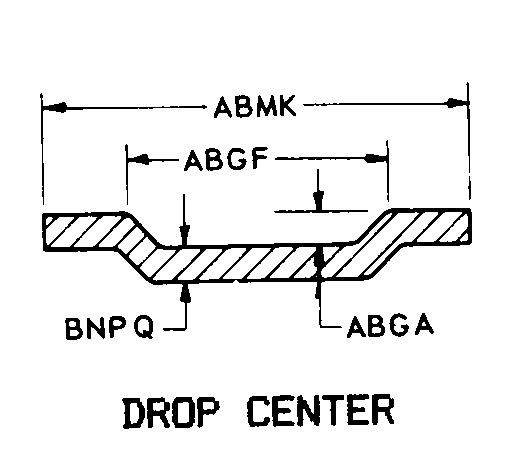 DROP CENTER style nsn 2530-00-354-0355