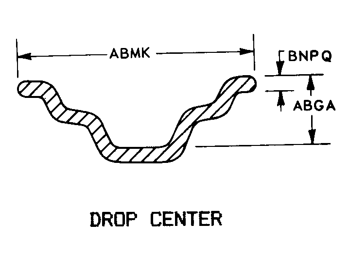 DROP CENTER style nsn 2530-00-354-0355