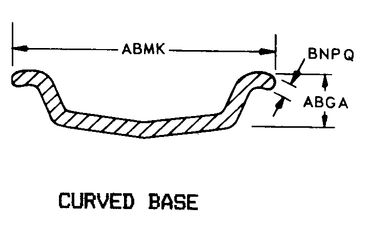 CURVED BASE style nsn 2530-01-417-4908