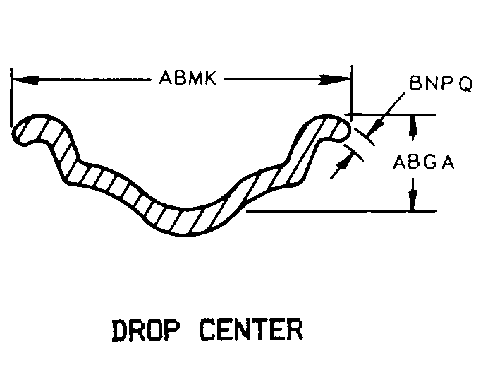 DROP CENTER style nsn 2530-00-354-0355