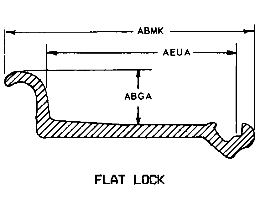 FLAT LOCK style nsn 2530-00-311-8842