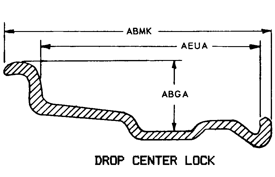 DROP CENTER LOCK style nsn 2530-01-088-9385