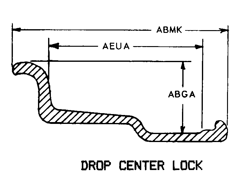 DROP CENTER LOCK style nsn 2530-01-088-9385