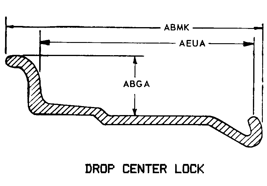 DROP CENTER LOCK style nsn 2530-01-088-9385