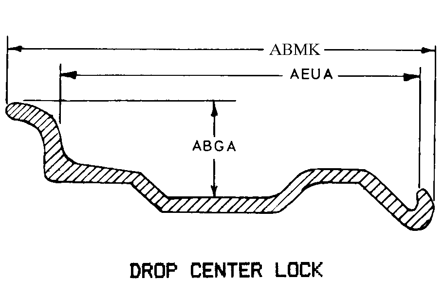 DROP CENTER LOCK style nsn 2530-01-088-9385