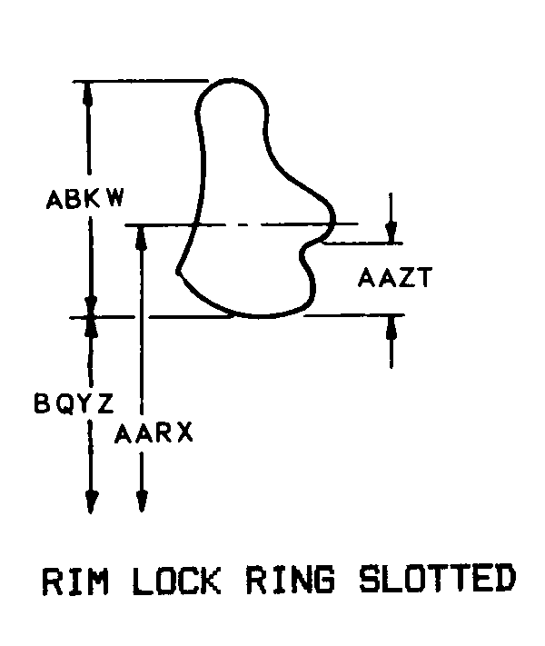 RIM LOCK RING SLOTTED style nsn 2530-00-938-8159