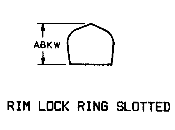 RIM LOCK RING SLOTTED style nsn 2530-00-852-4937