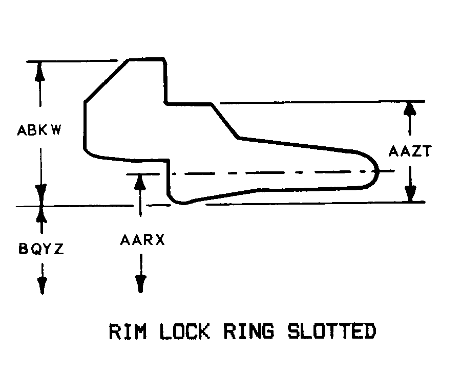 RIM LOCK RING SLOTTED style nsn 2530-00-852-4937