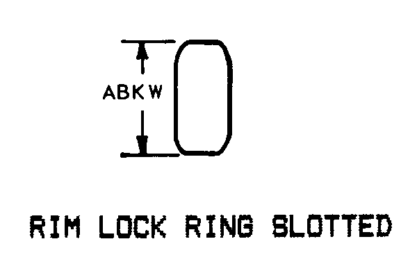 RIM LOCK RING SLOTTED style nsn 2530-00-781-1902