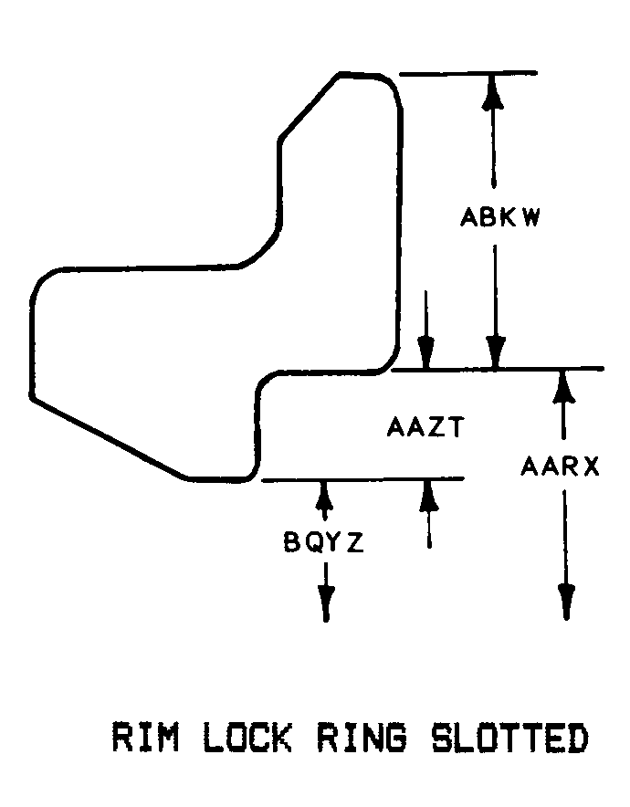 RIM LOCK RING SLOTTED style nsn 2530-00-852-4937