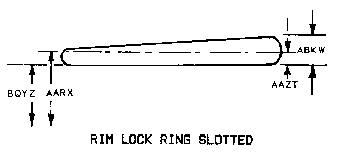 RIM LOCK RING SLOTTED style nsn 2530-00-938-8159