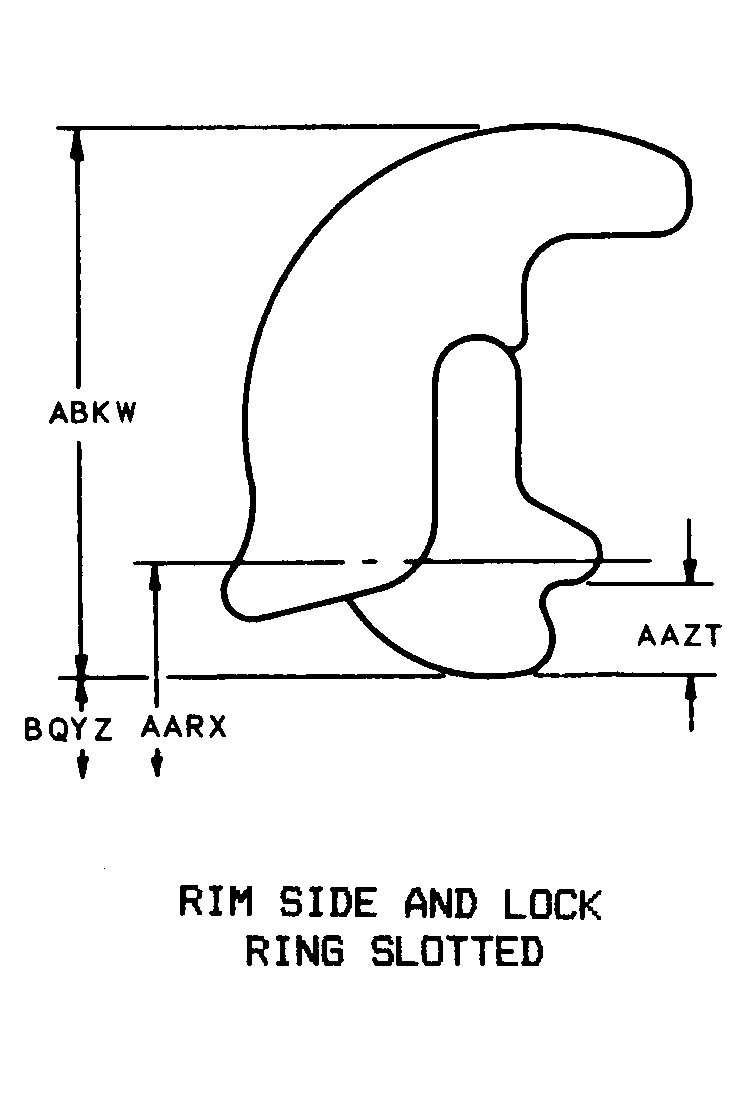 RIM SIDE AND LOCK RING SLOTTED style nsn 2530-01-081-5307