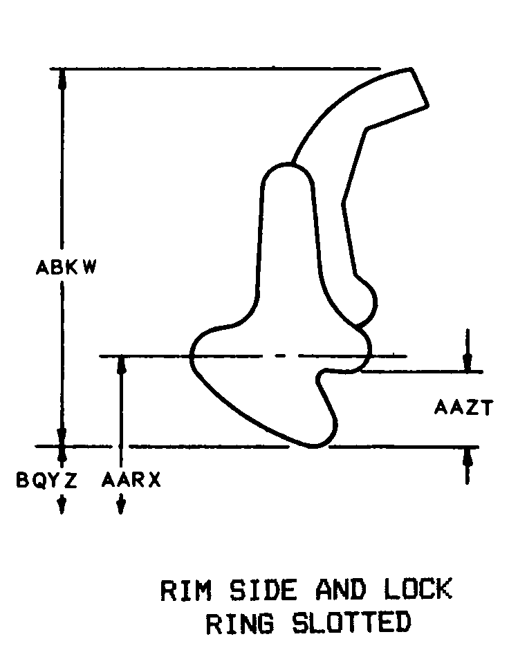 RIM SIDE AND LOCK RING SLOTTED style nsn 2530-01-081-5307