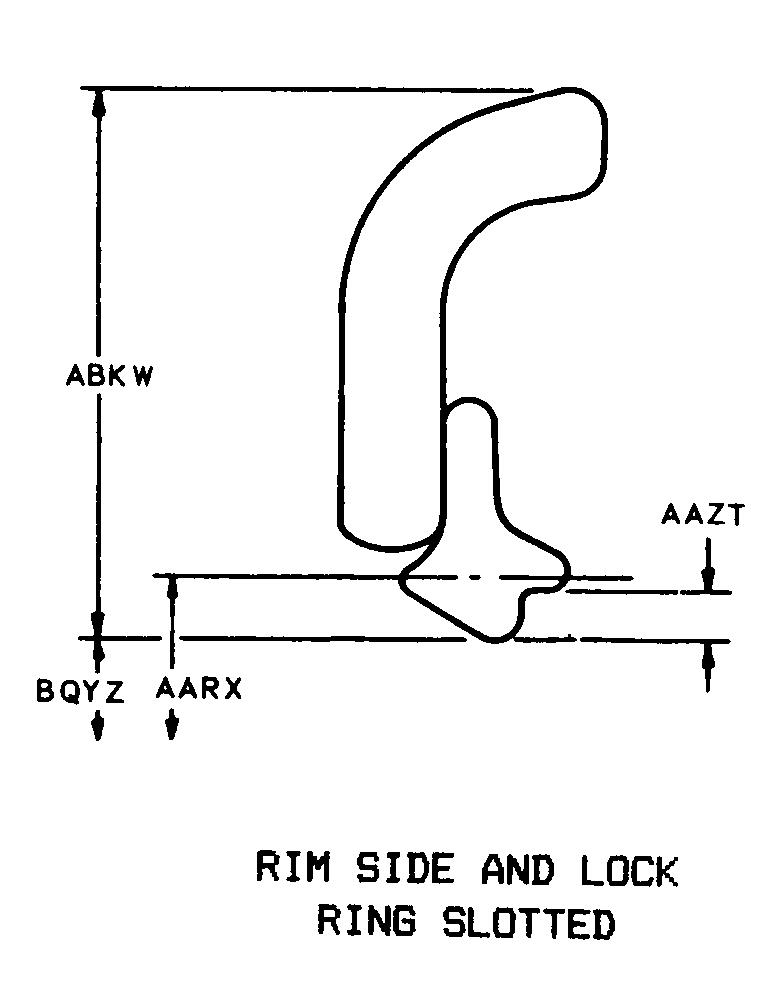 RIM SIDE AND LOCK RING SLOTTED style nsn 2530-01-081-5307