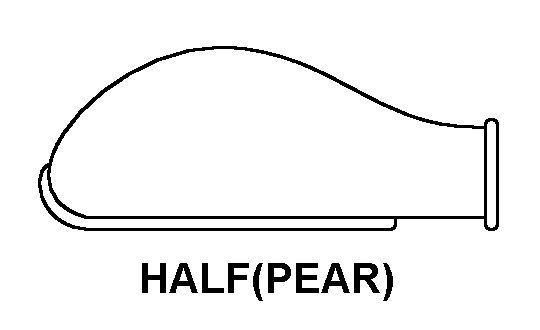 HALF (PEAR) style nsn 6230-00-399-6360