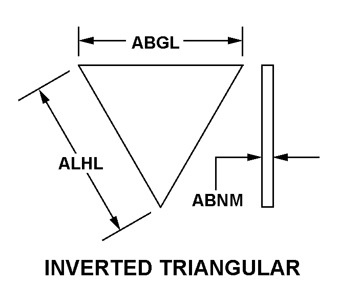 INVERTED TRIANGULAR style nsn 7690-01-081-9582