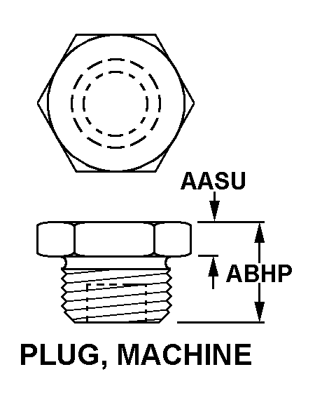 PLUG, MACHINE style nsn 5365-01-240-0968