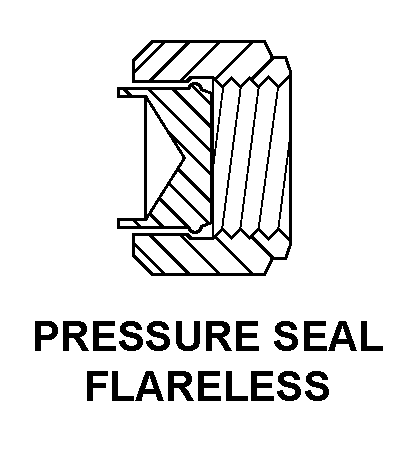 PRESSURE SEAL FLARELESS style nsn 4730-01-456-4860