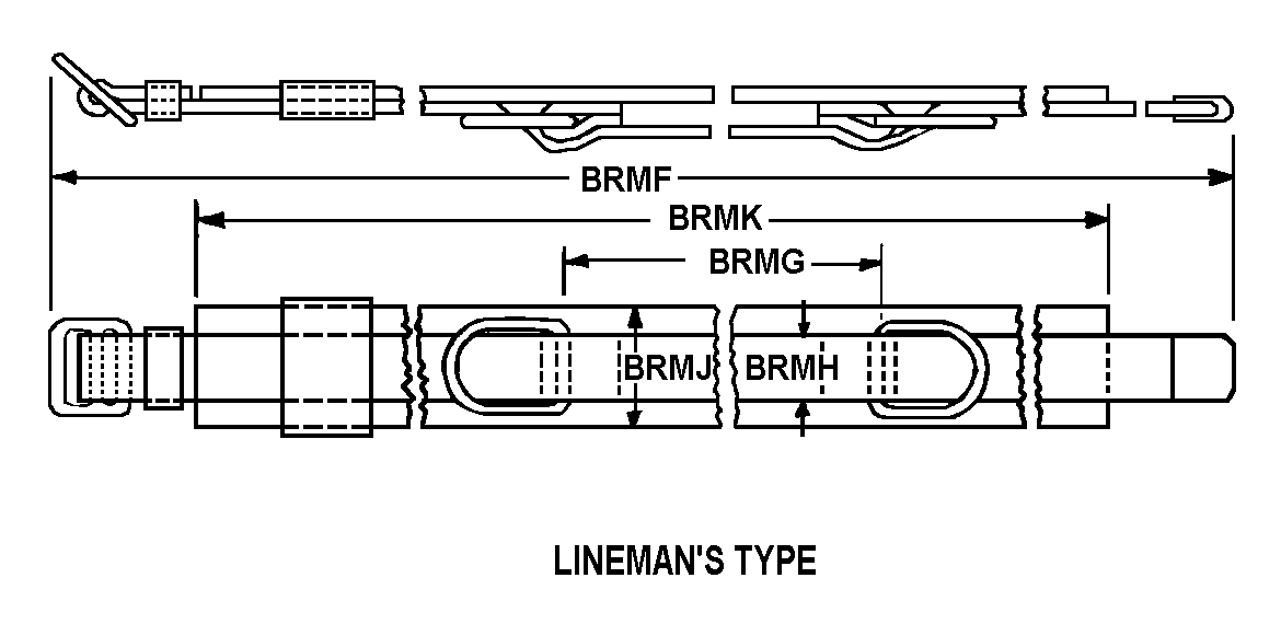 LINEMANS TYPE style nsn 4240-01-586-2392