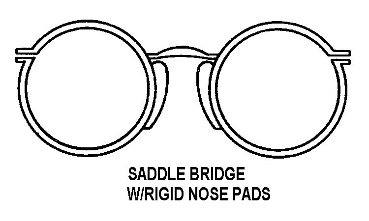 SADDLE BRIDGE WITH RIGID NOSE PADS style nsn 4240-01-500-6171