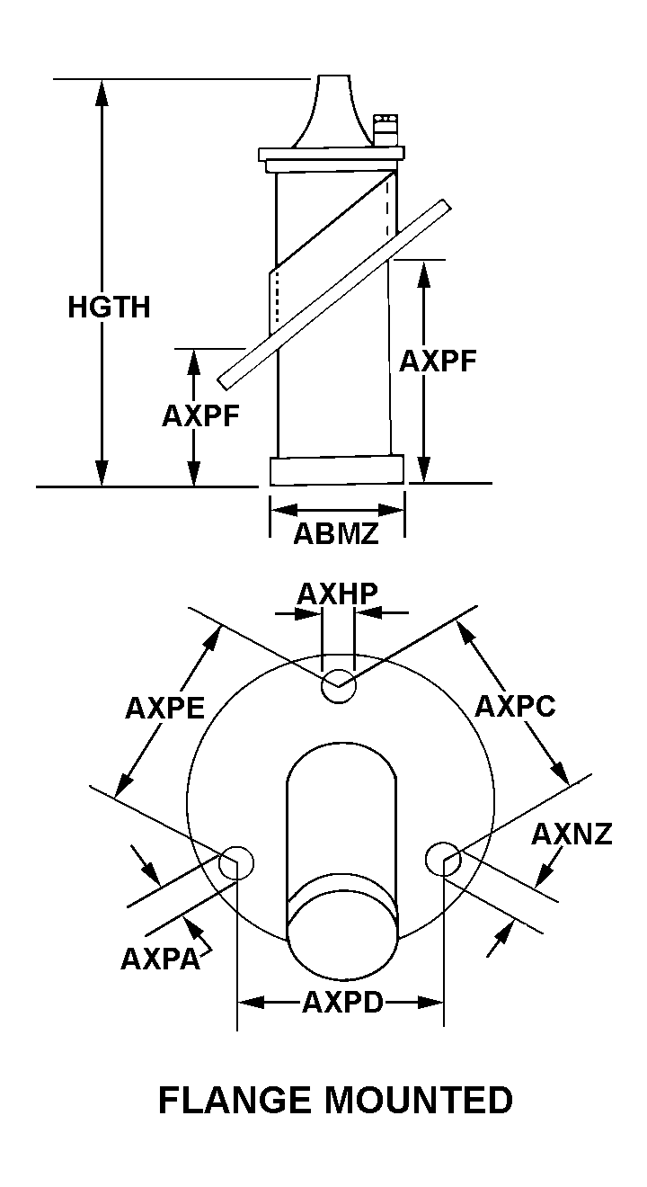 FLANGE MOUNTED style nsn 2920-00-294-3976