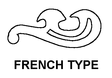FRENCH TYPE style nsn 6675-00-061-0633