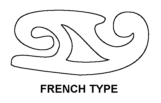 FRENCH TYPE style nsn 6675-00-061-0634