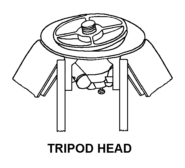TRIPOD HEAD style nsn 6675-00-222-2543